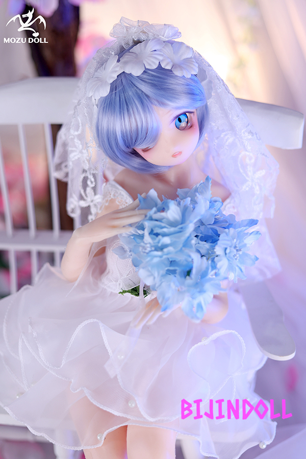 mozudoll  63cm シリコン製 宣材写真と同じ衣装無料プレゼン ウエディングドレsexドール