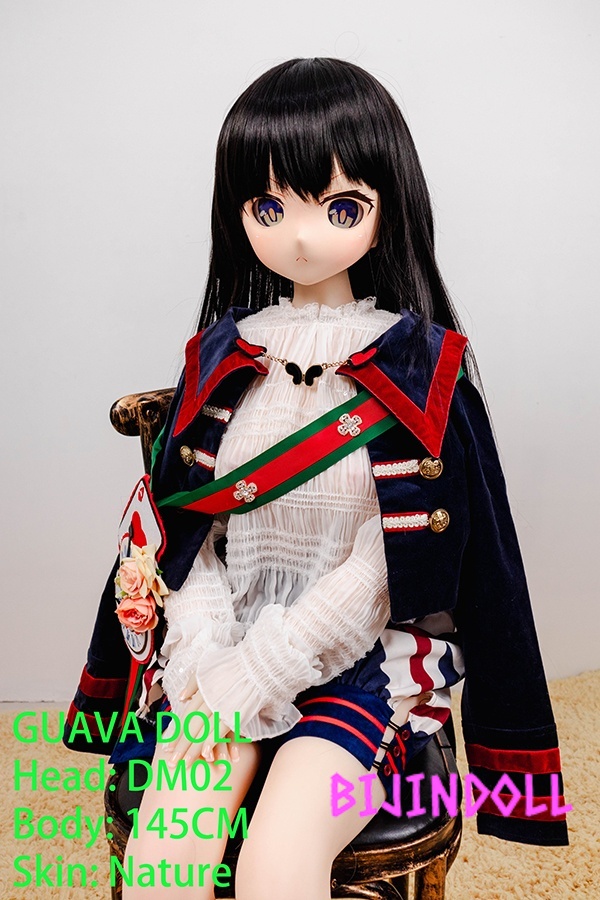 GUAVADOLL 145cm DM02 Bカップ ノーマル肌 ビニール製ヘッド（PVC）アニメ ラブドール 騎士制服 美少女 ダッチワイフ