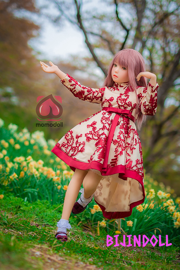MOMODOLL#MM118 128cm Aカップ TPE製 貧乳ロリ等身大 ラブドール ロリ アダルト 人形 TPE製 リアル ドール sex ダッチワイフ
