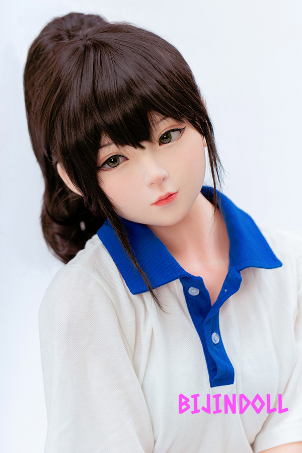 Bezlya 茉莉 138cm A-cup シリコンヘッド+TPEボディ リアルロリ胴体ダッチワイフ