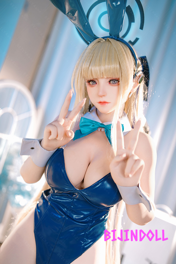 Bezlya2.2 風玲 155cmM F-cup 高級シリコン コスプレ ラブドール トキ（バニーガール） 美少女cos セックス ブルーアーカイブ 人形 等身 大 リアル ダッチワイフ