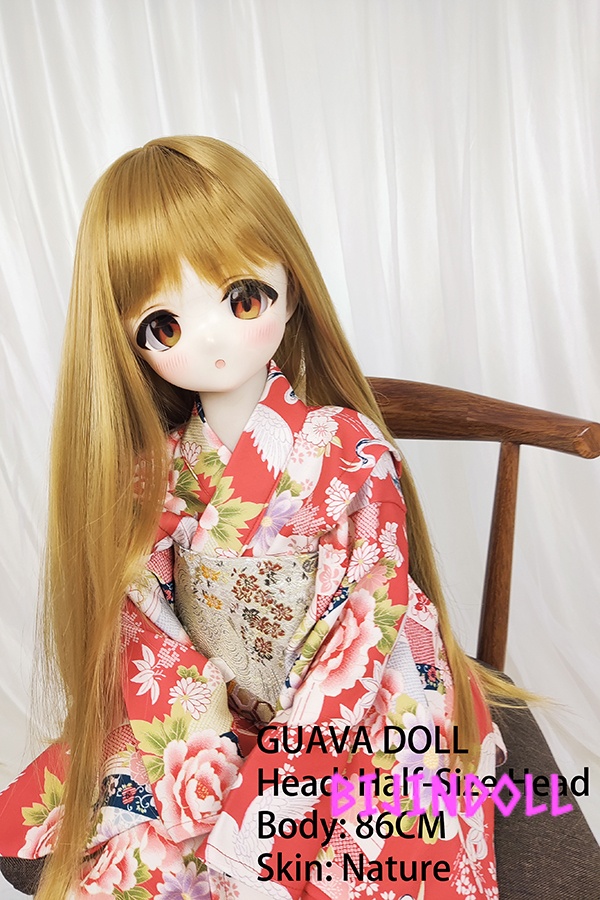 GUAVADOLL 86cm DMS02 PVCヘッド ミニラブドール 貧乳 ノーマル肌 かわいい アニメ タッチワイフ