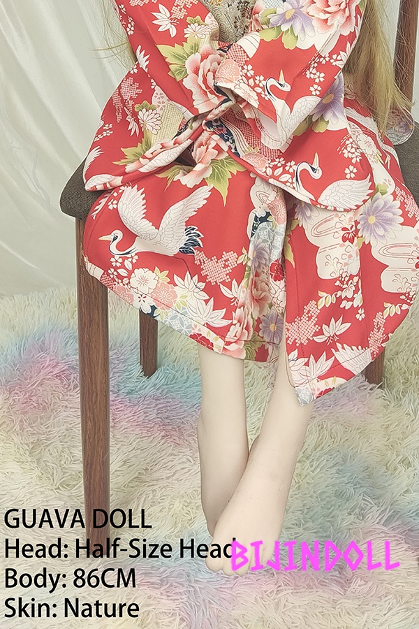 GUAVADOLL 86cm DMS02 PVCヘッド ミニラブドール 貧乳 ノーマル肌 かわいい アニメ タッチワイフ
