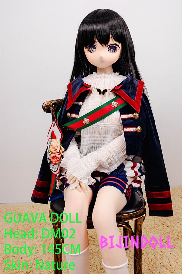 GUAVADOLL 145cm DM02 Bカップ ノーマル肌 ビニール製ヘッド（PVC）アニメ ラブドール 騎士制服 美少女 ダッチワイフ
