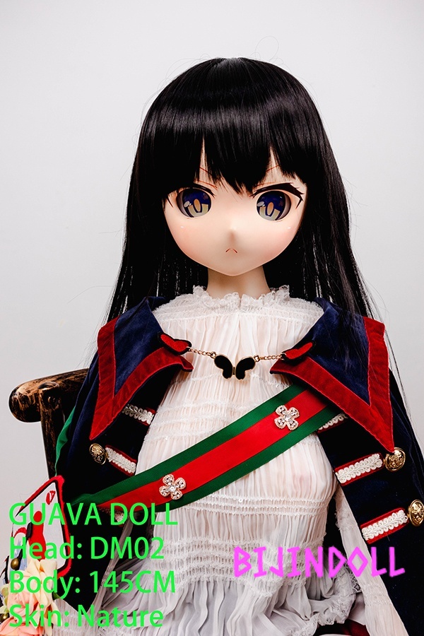 GUAVADOLL 145cm DM02 Bカップ ノーマル肌 ビニール製ヘッド（PVC）アニメ ラブドール 騎士制服 美少女 ダッチワイフ