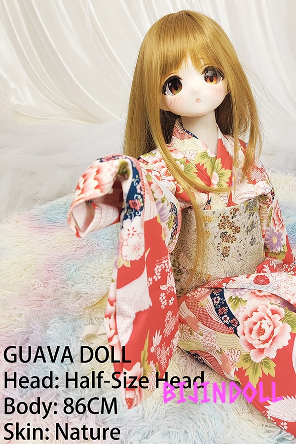 GUAVADOLL 86cm DMS02 PVCヘッド ミニラブドール 貧乳 ノーマル肌 かわいい アニメ タッチワイフ