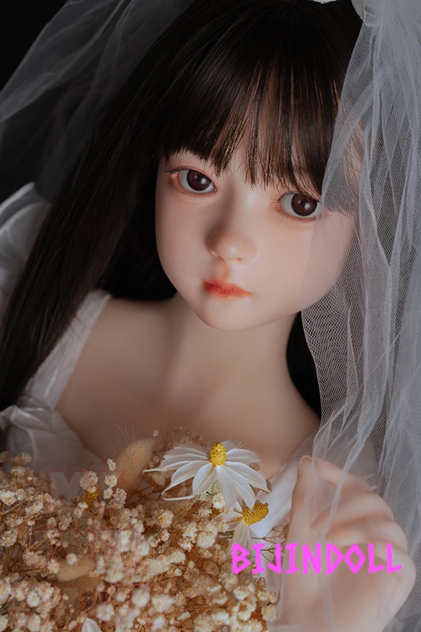 Jiushengdoll 100cm MLWシリーズ #92ヘッド AAカップ Koharu (こはる) TPE材質 ロりダッチワイフ 白い羽 アダルト ドール
