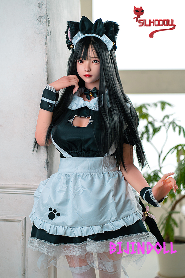 SilikoDoll#X2 158cm Fカップ シリコンヘッド 超絶可愛い性処理メイドリアルドール