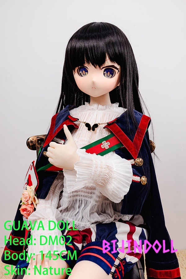 GUAVADOLL 145cm DM02 Bカップ ノーマル肌 ビニール製ヘッド（PVC）アニメ ラブドール 騎士制服 美少女 ダッチワイフ