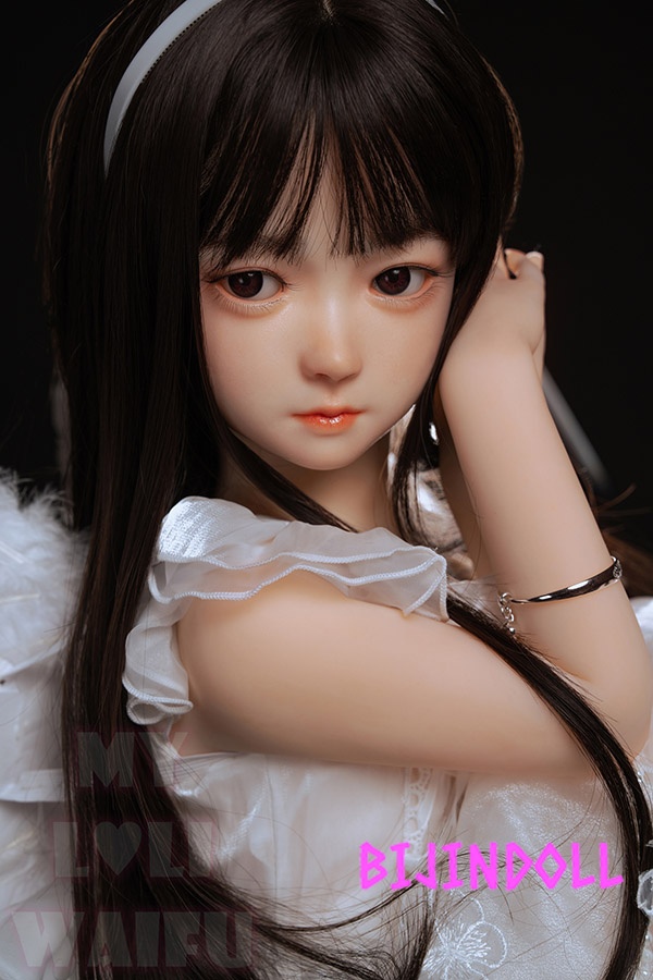 Jiushengdoll 100cm MLWシリーズ #92ヘッド AAカップ Koharu (こはる) TPE材質 ロりダッチワイフ 白い羽 アダルト ドール