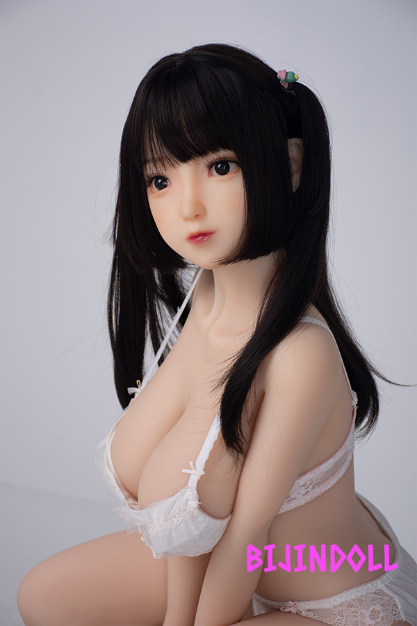 AXBDOLL#A95 140cm 巨乳 tpe製 黒髪かわいい姫カットロングセックス人形