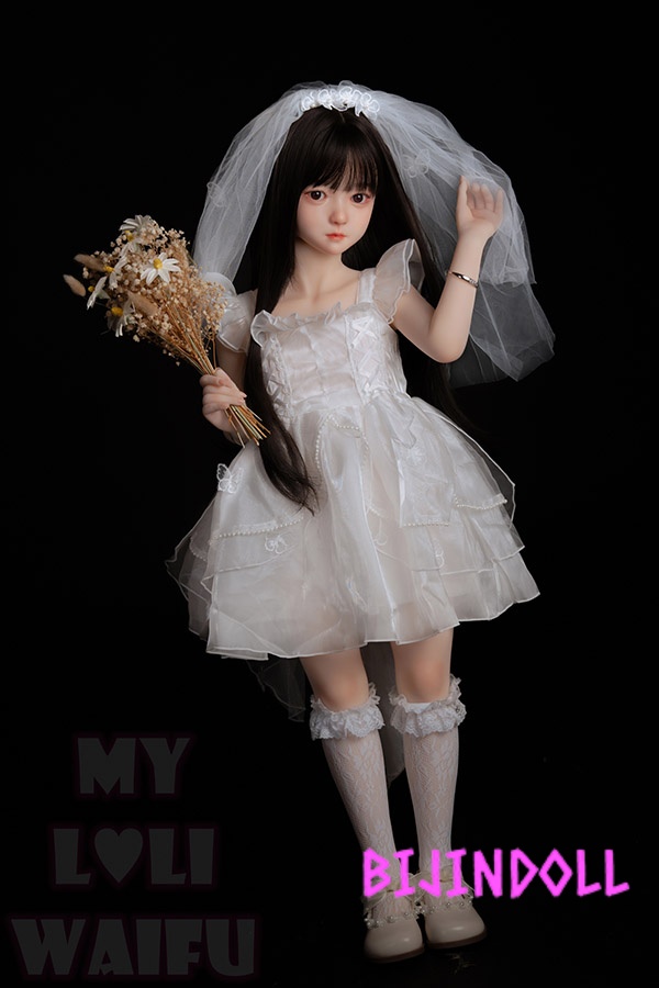 Jiushengdoll 100cm MLWシリーズ #92ヘッド AAカップ Koharu (こはる) TPE材質 ロりダッチワイフ 白い羽 アダルト ドール