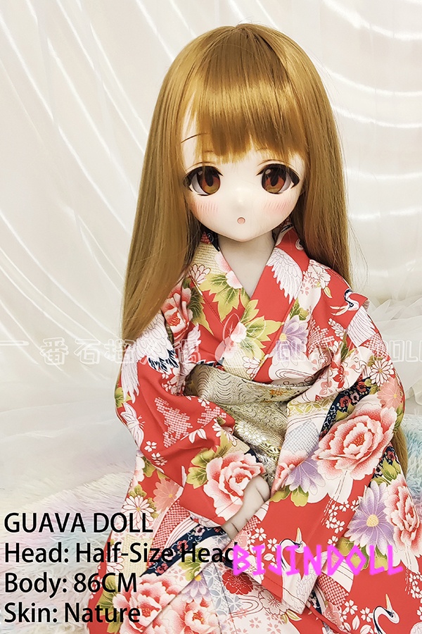 GUAVADOLL 86cm DMS02 PVCヘッド ミニラブドール 貧乳 ノーマル肌 かわいい アニメ タッチワイフ