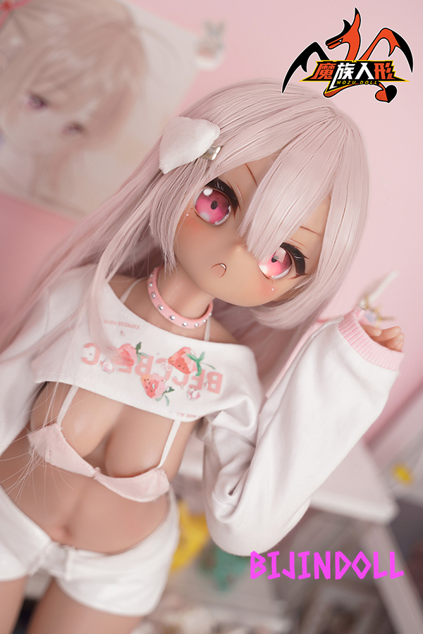 mozudoll 小黒 65cm PVC頭部 衣装無料 可愛い ミニ褐色娘 アニメラブドール