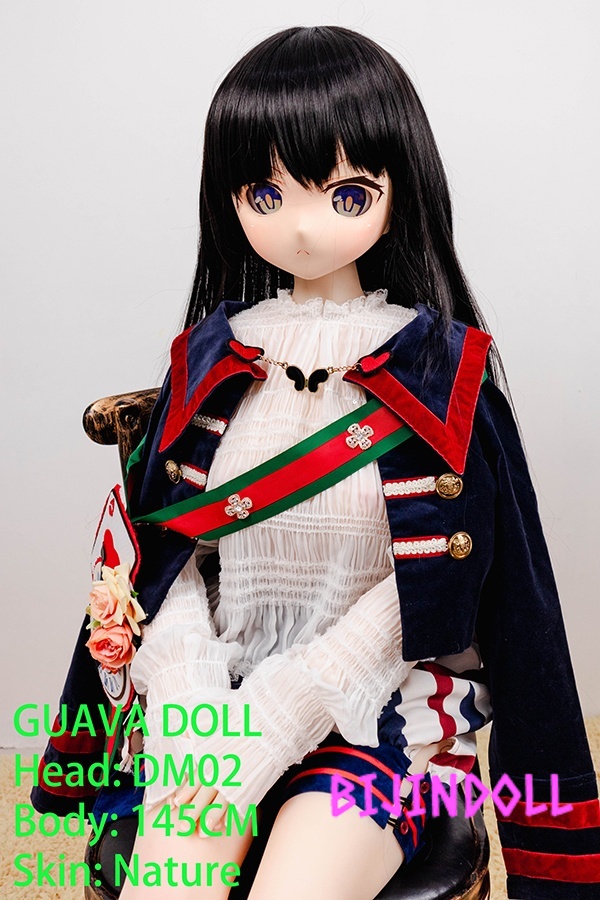 GUAVADOLL 145cm DM02 Bカップ ノーマル肌 ビニール製ヘッド（PVC）アニメ ラブドール 騎士制服 美少女 ダッチワイフ