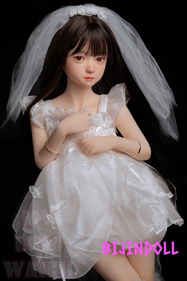 Jiushengdoll 100cm MLWシリーズ #92ヘッド AAカップ Koharu (こはる) TPE材質 ロりダッチワイフ 白い羽 アダルト ドール
