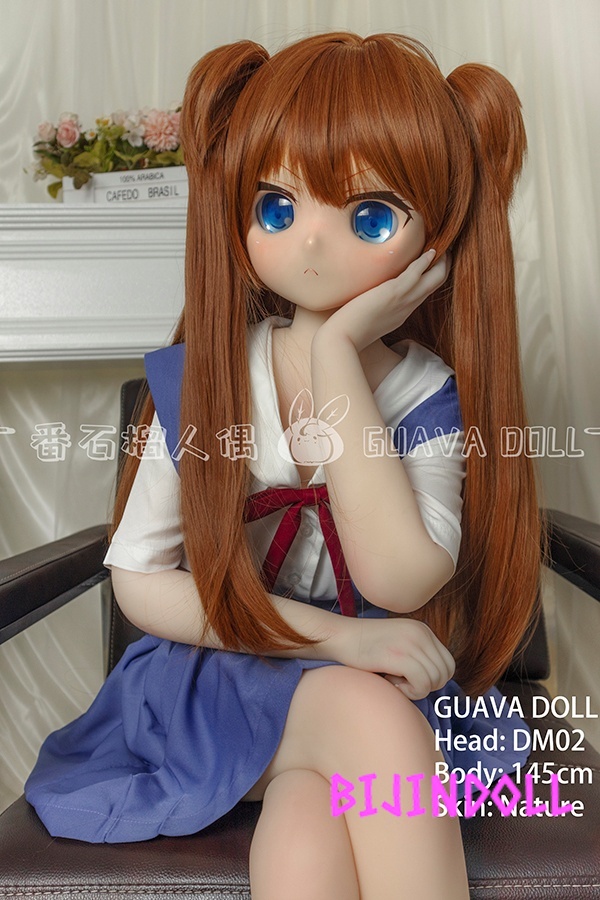 GUAVADOLL 145cm DM02 Aカップ ノーマル肌 ビニール製ヘッド（PVC） アスカ 美少女 ラブドール 新世紀エヴァンゲリオン コスプレ系 リアルドール