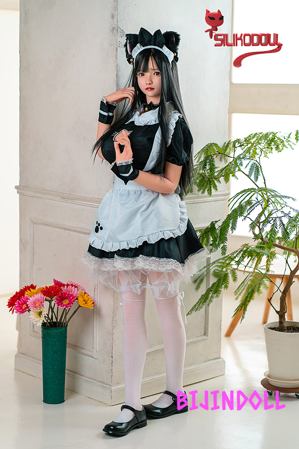 SilikoDoll#X2 158cm Fカップ シリコンヘッド 超絶可愛い性処理メイドリアルドール
