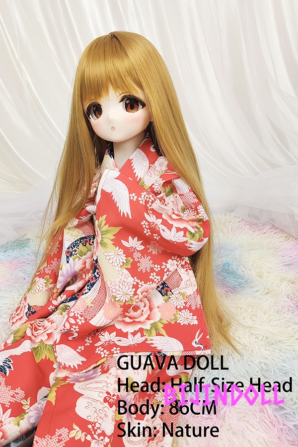 GUAVADOLL 86cm DMS02 PVCヘッド ミニラブドール 貧乳 ノーマル肌 かわいい アニメ タッチワイフ