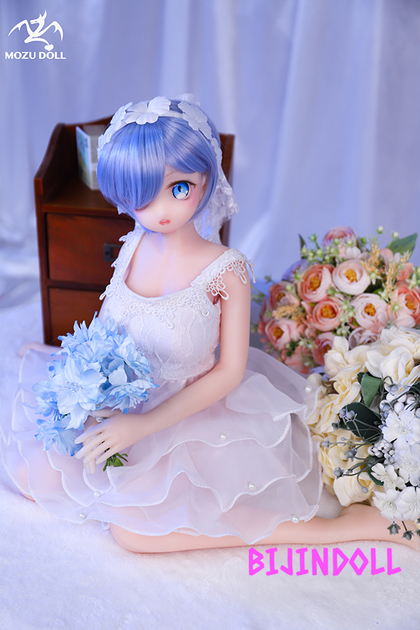 mozudoll  63cm シリコン製 宣材写真と同じ衣装無料プレゼン ウエディングドレsexドール