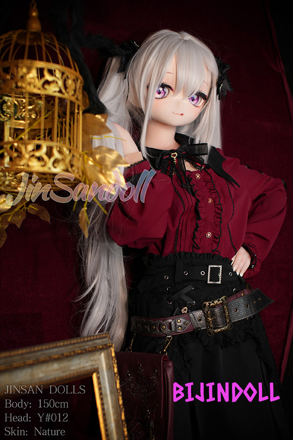 WMDoll#Y012 150cm 貧乳 PVCヘッド  アニメ ラブドール 可愛い 白髪美少女 等身 大 セックス 人形 コスプレ アニメダッチワイフ