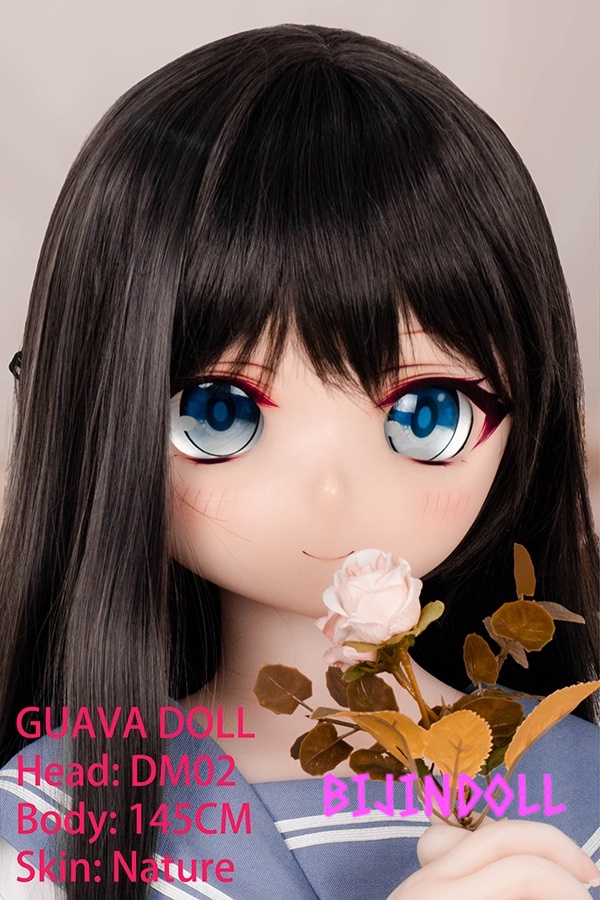 GUAVADOLL 145cm DM02 Aカップ ノーマル肌 PVCヘッド 二次元 ラブドール 美少女  女子生徒 セックスドール