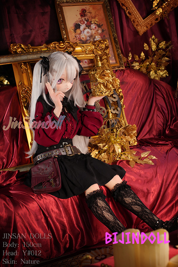 WMDoll#Y012 150cm 貧乳 PVCヘッド  アニメ ラブドール 可愛い 白髪美少女 等身 大 セックス 人形 コスプレ アニメダッチワイフ