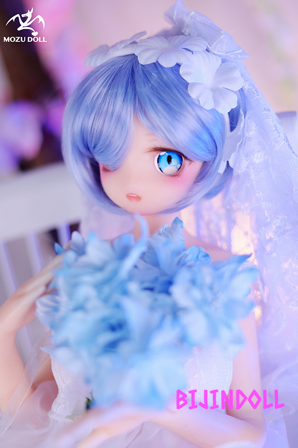 mozudoll  63cm シリコン製 宣材写真と同じ衣装無料プレゼン ウエディングドレsexドール