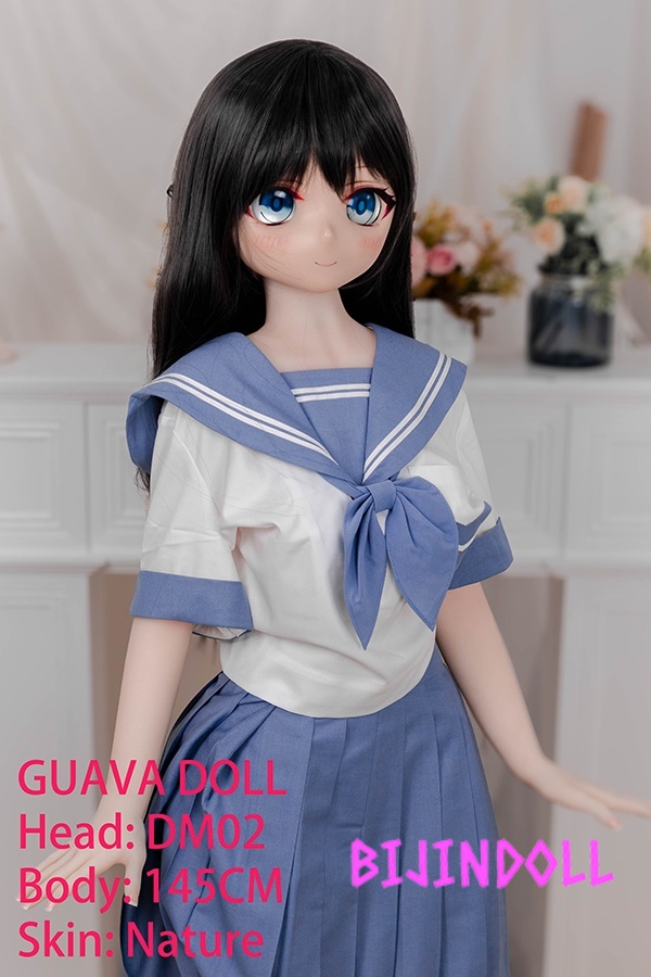 GUAVADOLL 145cm DM02 Aカップ ノーマル肌 PVCヘッド 二次元 ラブドール 美少女  女子生徒 セックスドール