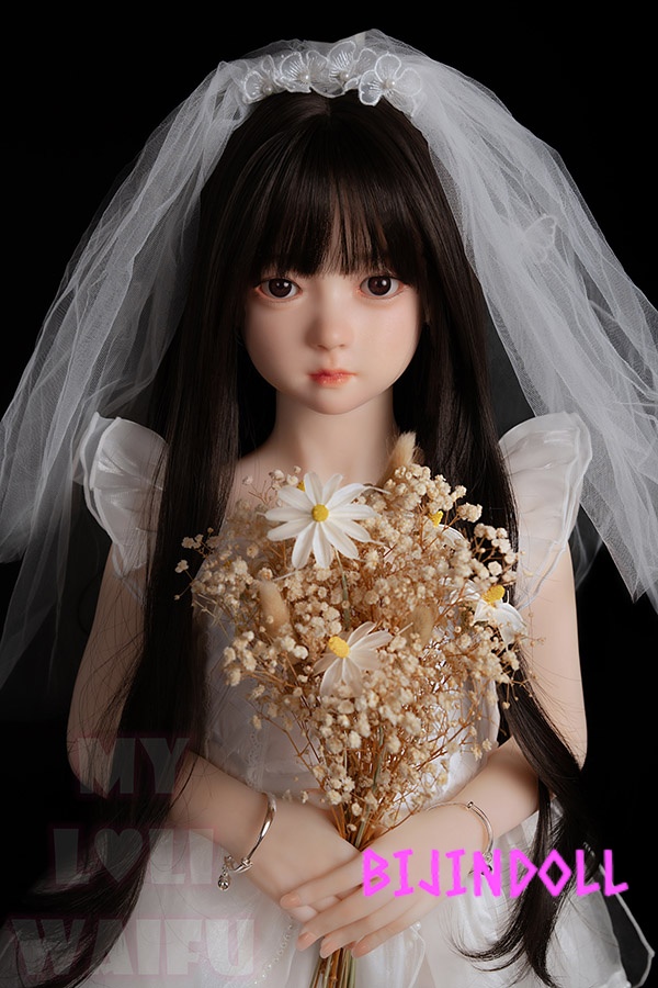 Jiushengdoll 100cm MLWシリーズ #92ヘッド AAカップ Koharu (こはる) TPE材質 ロりダッチワイフ 白い羽 アダルト ドール