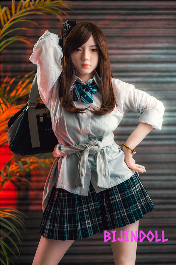 SilikoDoll#J4 150cm Fカップ シリコン製 制服JK円光ラブドール