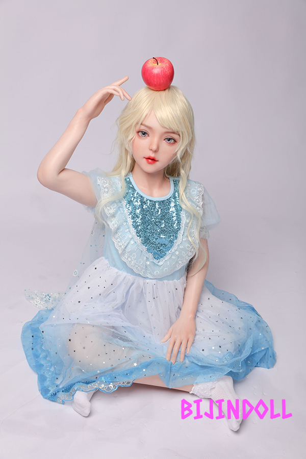 JXDOLL アリス 130cm Aカップ シリコン 海外 金髪ロリ娘 ラブドール 超リアル 等身大 ロリ バック セックス人形 小さい少女 ダッチワイフ
