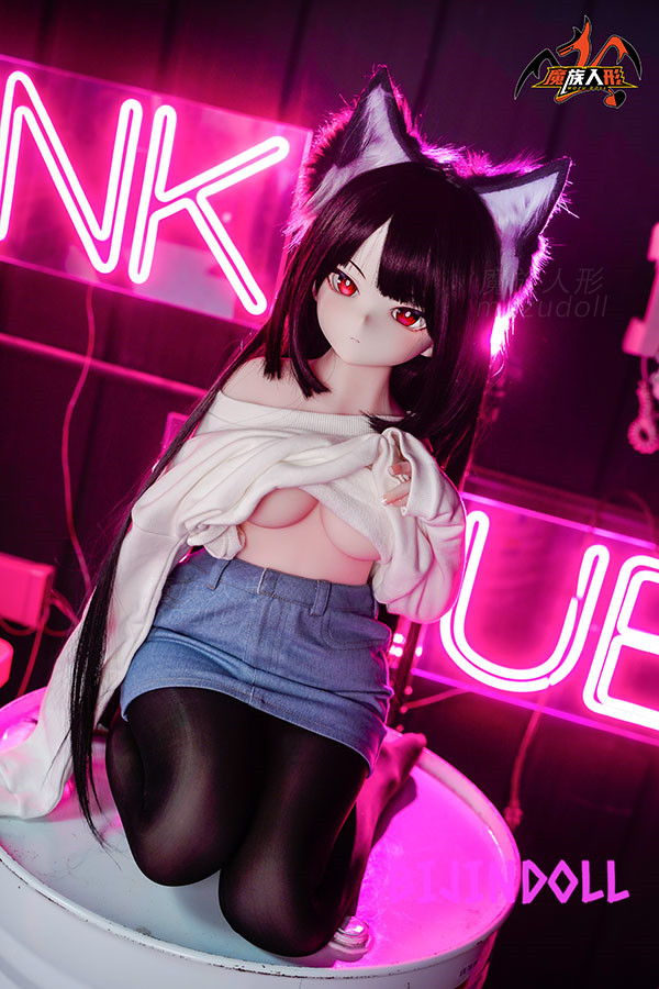 mozudoll Yara 115cm PVC頭部 写真と同じ服をプレゼント かわいい 猫耳娘アニメセックス人形 エロ漫画ドール