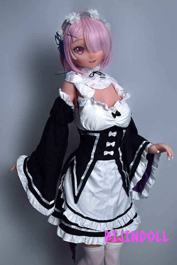 ElsaBabe-AHR006 三島美代 148cm シリコン リゼロラム ラブドール 双子メイドの姉ラム コスプレ アダルト人形 等身大アニメドール