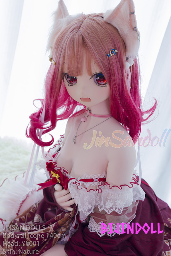 WMDoll#Y001 140cm Cカップ  PVCヘッド アニメ 嫌な顔 アニメセックス人形 猫娘可愛い