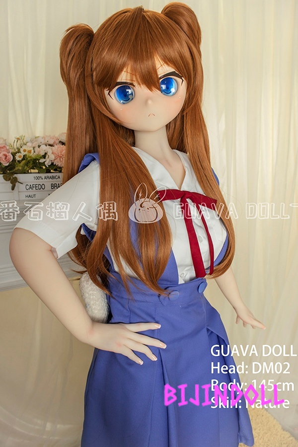 GUAVADOLL 145cm DM02 Aカップ ノーマル肌 ビニール製ヘッド（PVC） アスカ 美少女 ラブドール 新世紀エヴァンゲリオン コスプレ系 リアルドール