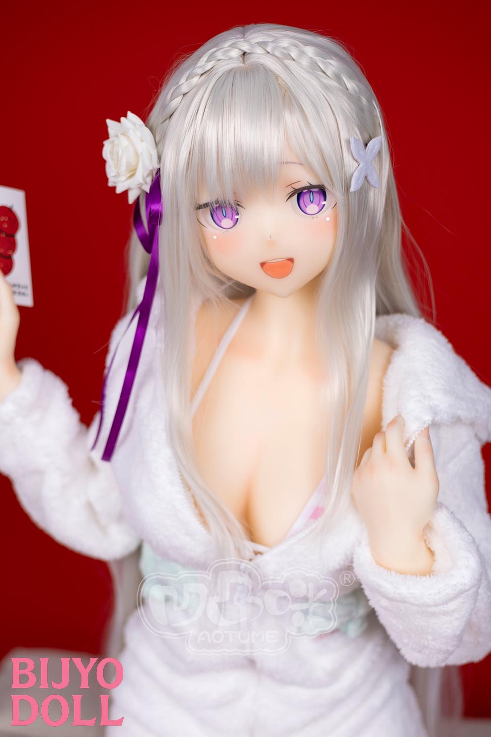 aotumedoll#125 155cm C-cup TPE製  エミリア アニメ等身大人形 銀髪ハーフエルフ 美少女 リゼロ ラブドール