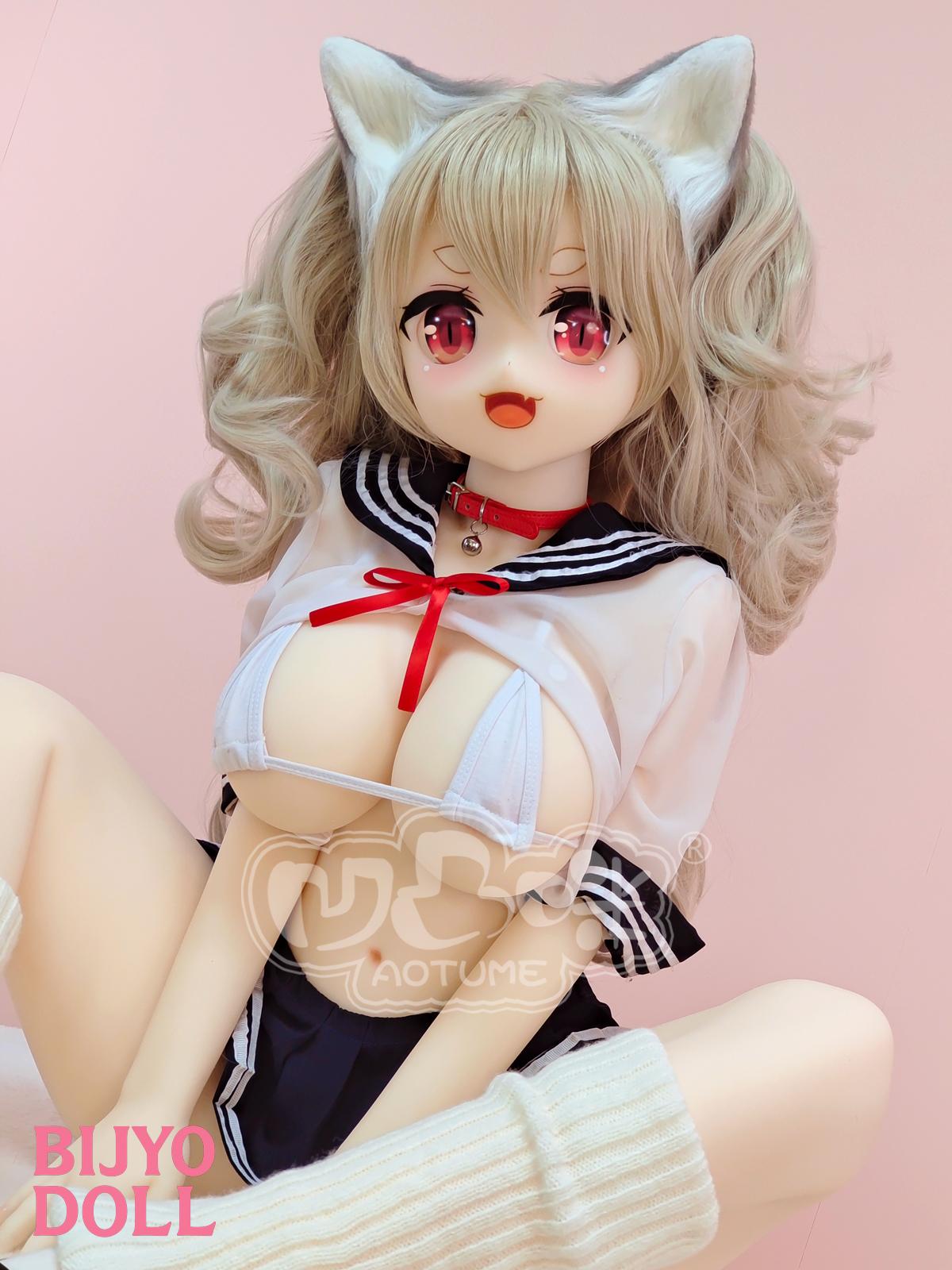 aotumedoll#107 135cm G-cup TPE製 巨乳猫娘 アニメラブドール エロ18禁 セックスドール アニメ美少女ダッチワイフ 騎乗位