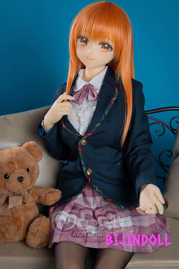 aotumedoll#117 155cm C-cup TPE Shiina Mayu Anime Sex Doll Angel Long Blonde Beautiful Girl