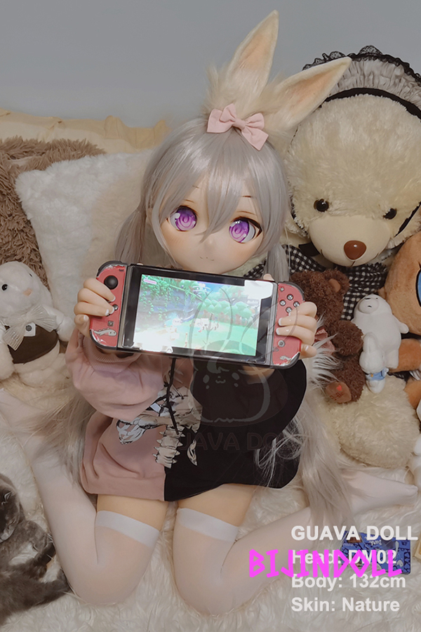 GUAVADOLL DM02 B-Cup PVC Head Cute Anime Sisterly Anime Sex Doll Cartoon Adult Masturbator Dutch Wife