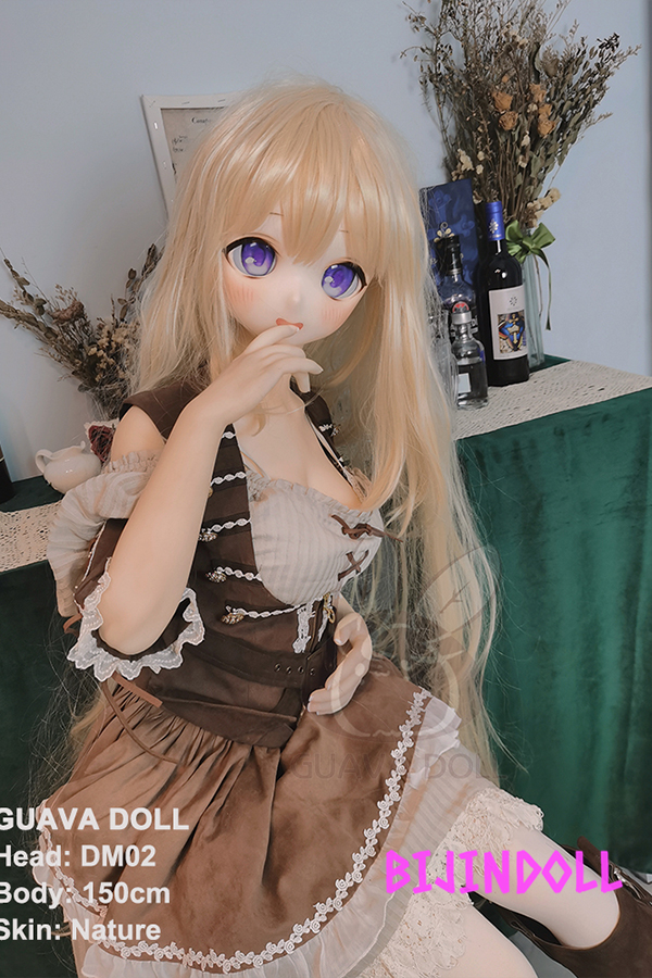 GUAVADOLL DM02 150cm D-cup PVC head big tits 2d anime dutch wife luxury adult anime sex doll
