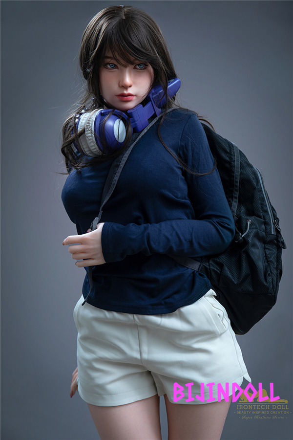 Irontechdoll 166cm C-Cup Silicone college love doll fantasy sex Japanese Realistic dolls