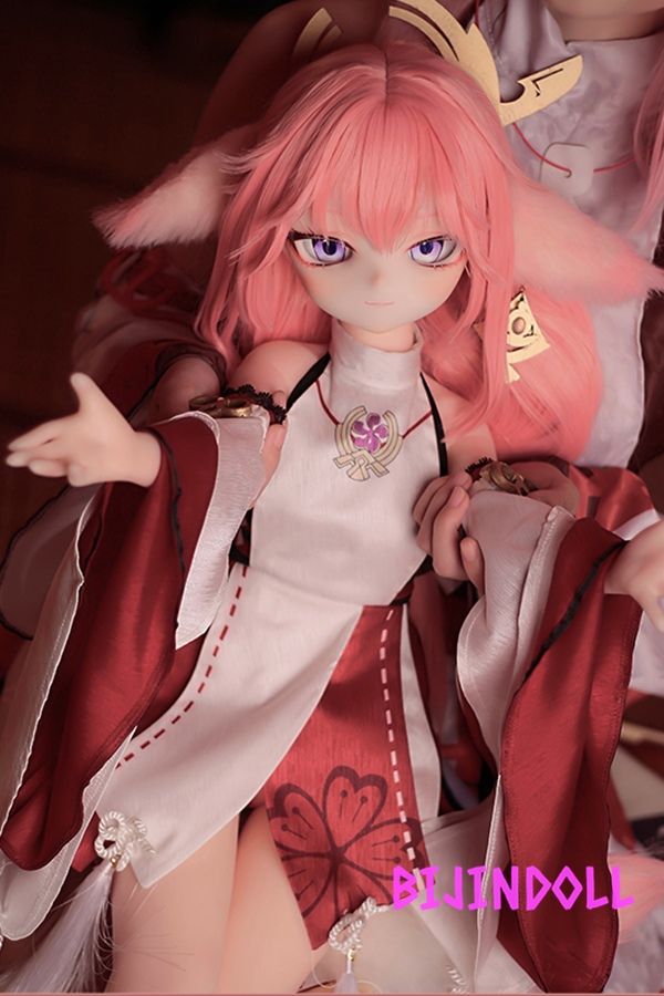 mozudoll 小狐狸 Costume Free Yaemiko Love Doll Genshin Cosplay Doll PVC Head Dutch Wife