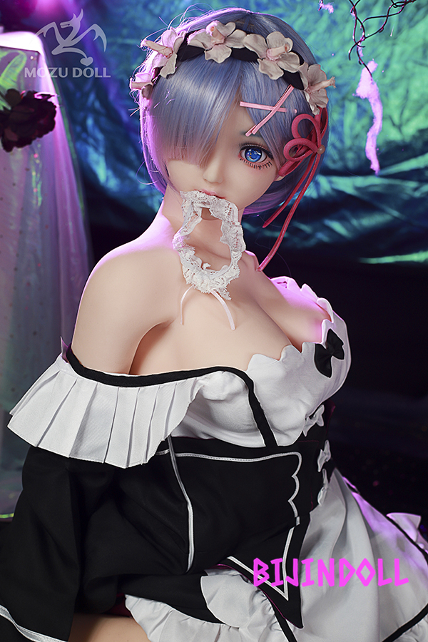 mozudoll 145cm TPE Rem Sex Dolls Cos Play Re Zero Rem anime Dutch Wife Anime Doll
