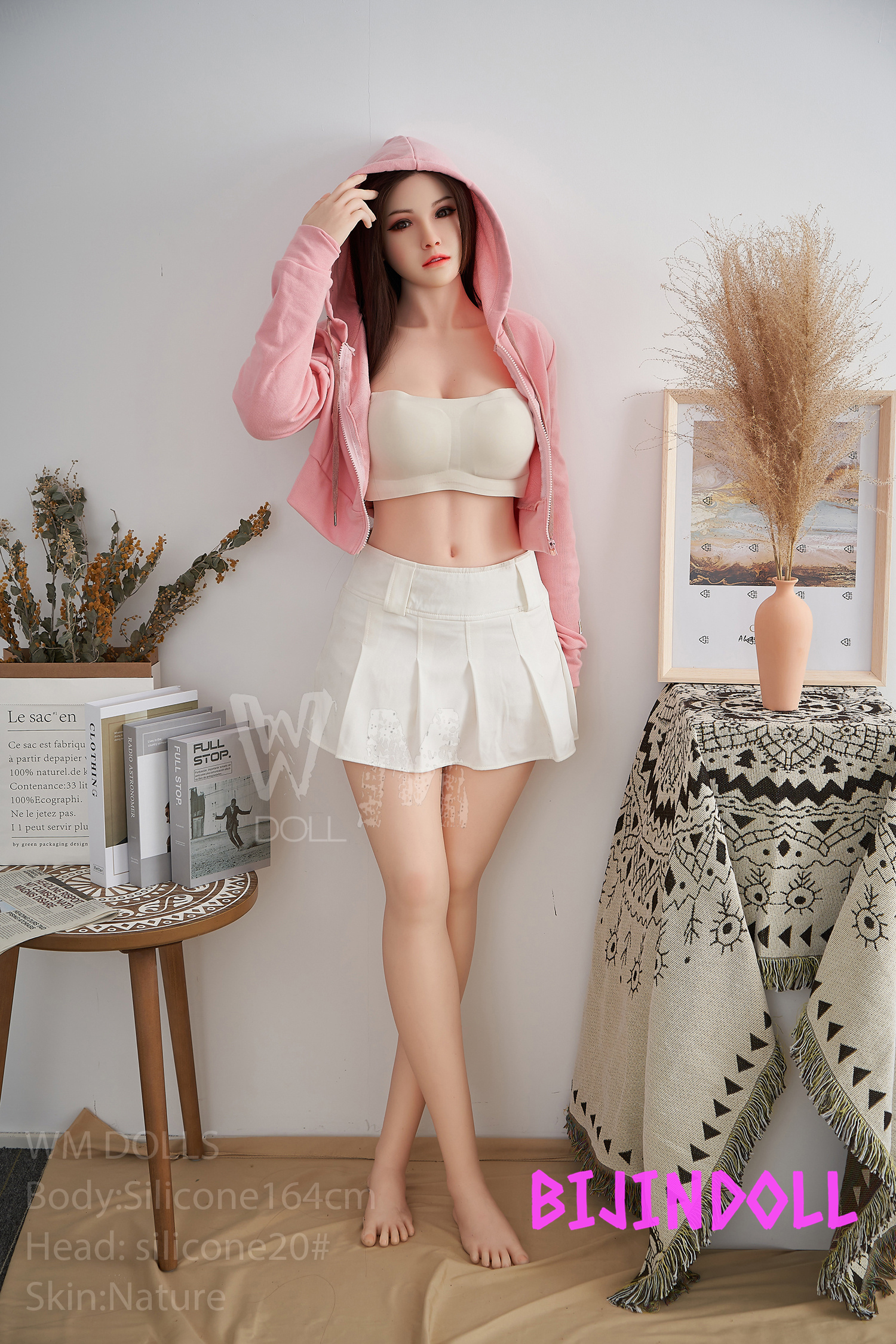 WMDoll#20 164cm D-Cup Silicone Head Beautiful face height sex doll 164 ideal weight love doll