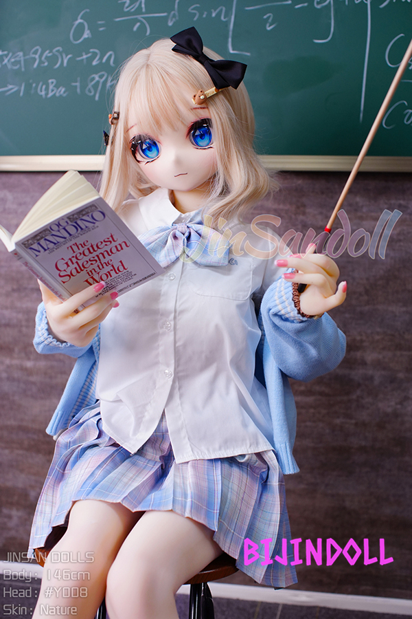 WMDoll#Y008 146cm C-cup PVC Head Cute Anime Sex Doll Anime Hentai Life Size Doll Adult Porn Dutchwife