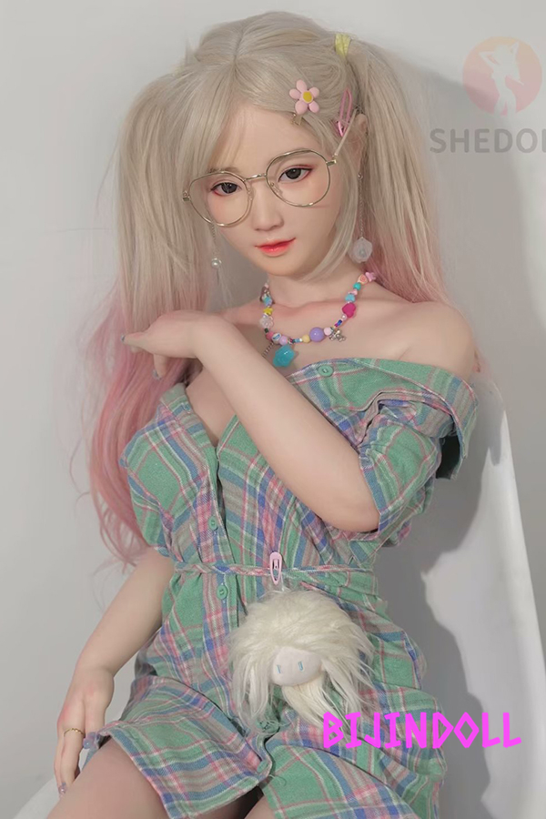 SHEDOLL 148cm D-cup silicone head sex twintail love doll beauty beautiful sex doll sex doll life size