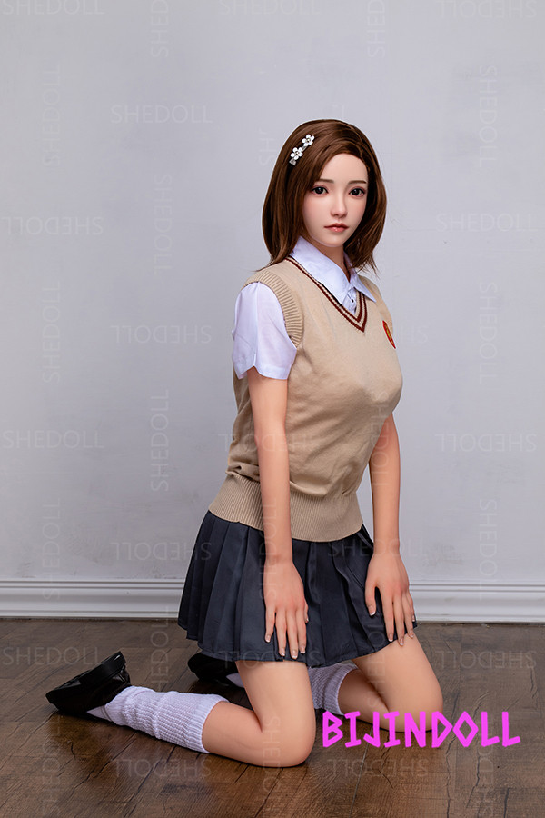 SHEDOLL 158cm C-cup Silicon head adult action figures sex doll internal ejaculation female best SEX erotic doll