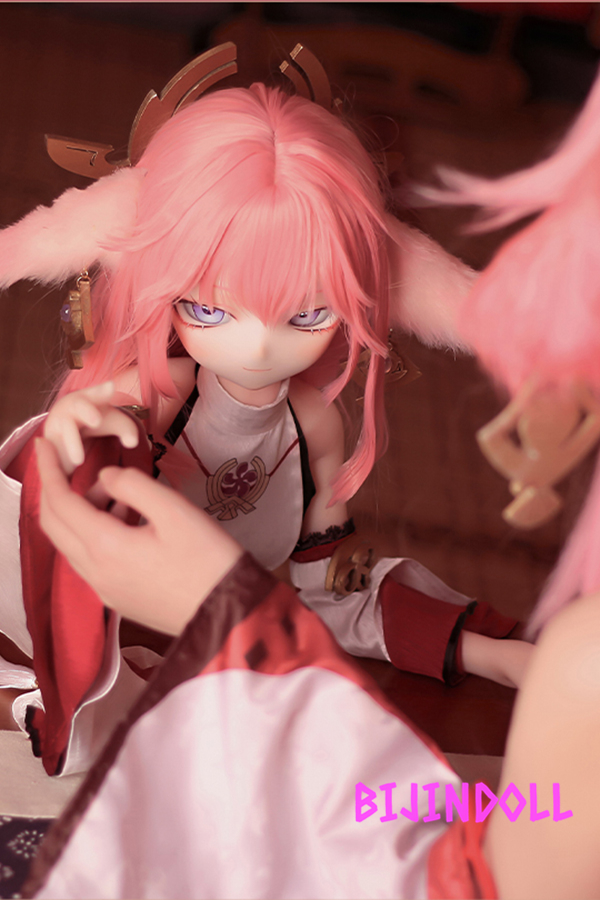 mozudoll 小狐狸 Costume Free Yaemiko Love Doll Genshin Cosplay Doll PVC Head Dutch Wife