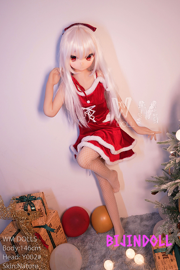 WMDoll#Y002 146cm C-cup PVC Head Anime white-haired sex doll R18 adult legal anime love doll